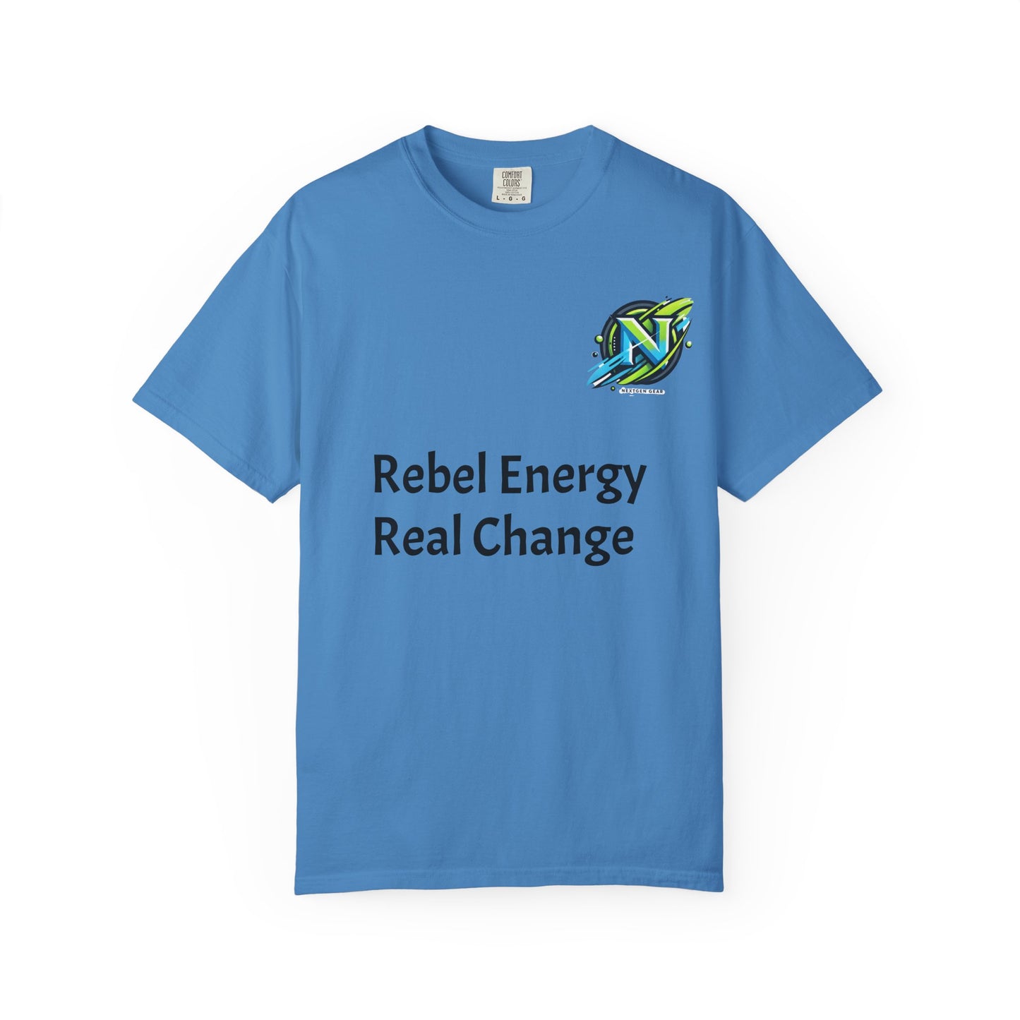 Rebel Energy T-shirt, Unisex Garment-Dyed Tee, Casual Wear, Gift for Activists, Trendy Streetwear, Fashion Statement Top