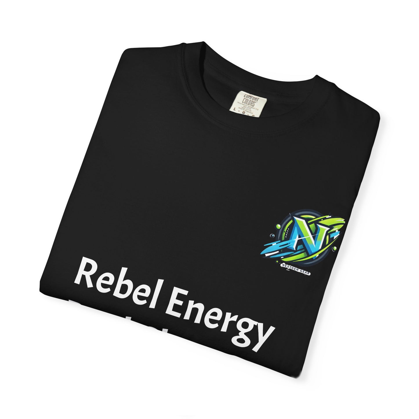 Rebel Energy T-shirt, Unisex Garment-Dyed Tee, Casual Wear, Gift for Activists, Trendy Streetwear, Fashion Statement Top