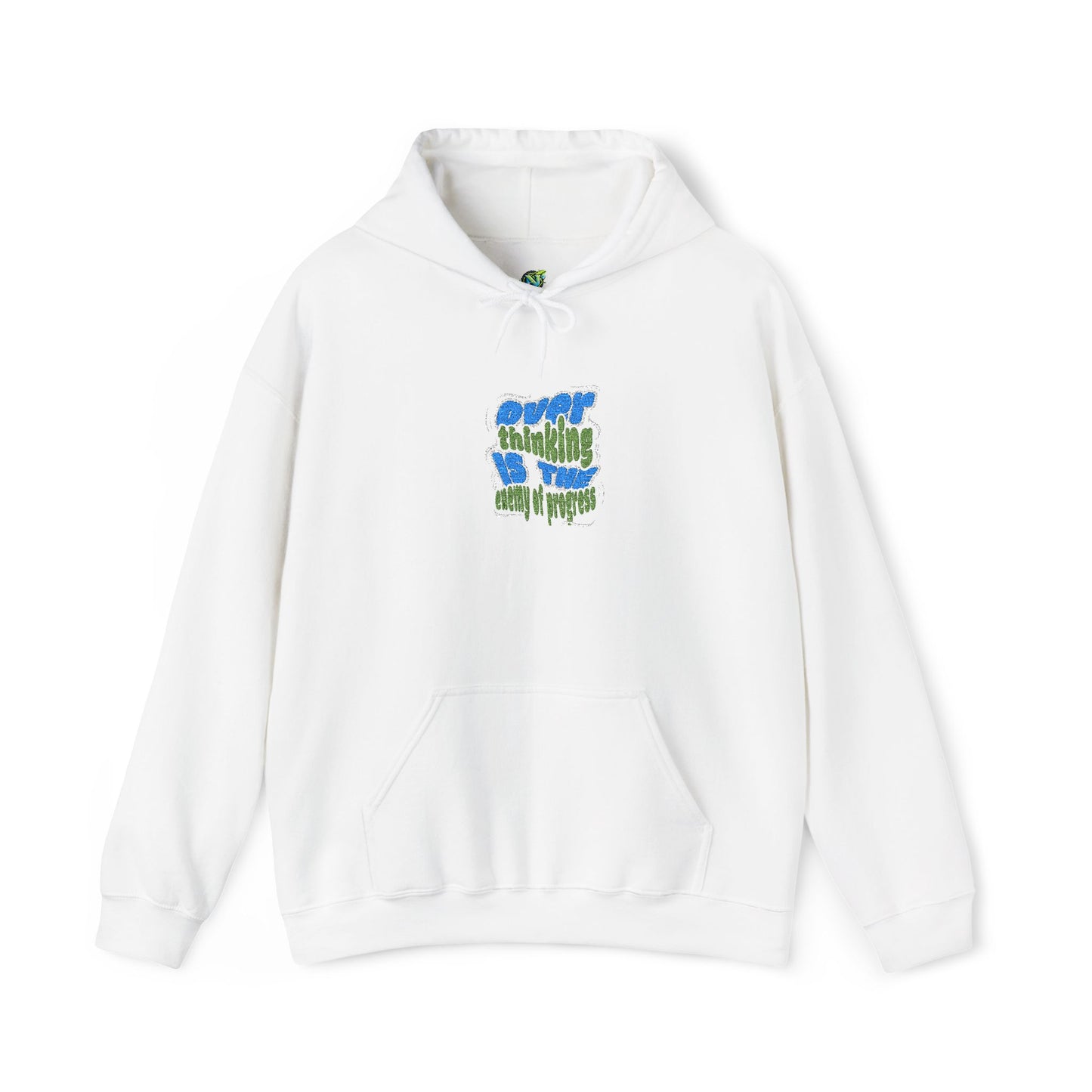 Hooded Sweatshirt - overthinking is the enemy of progress