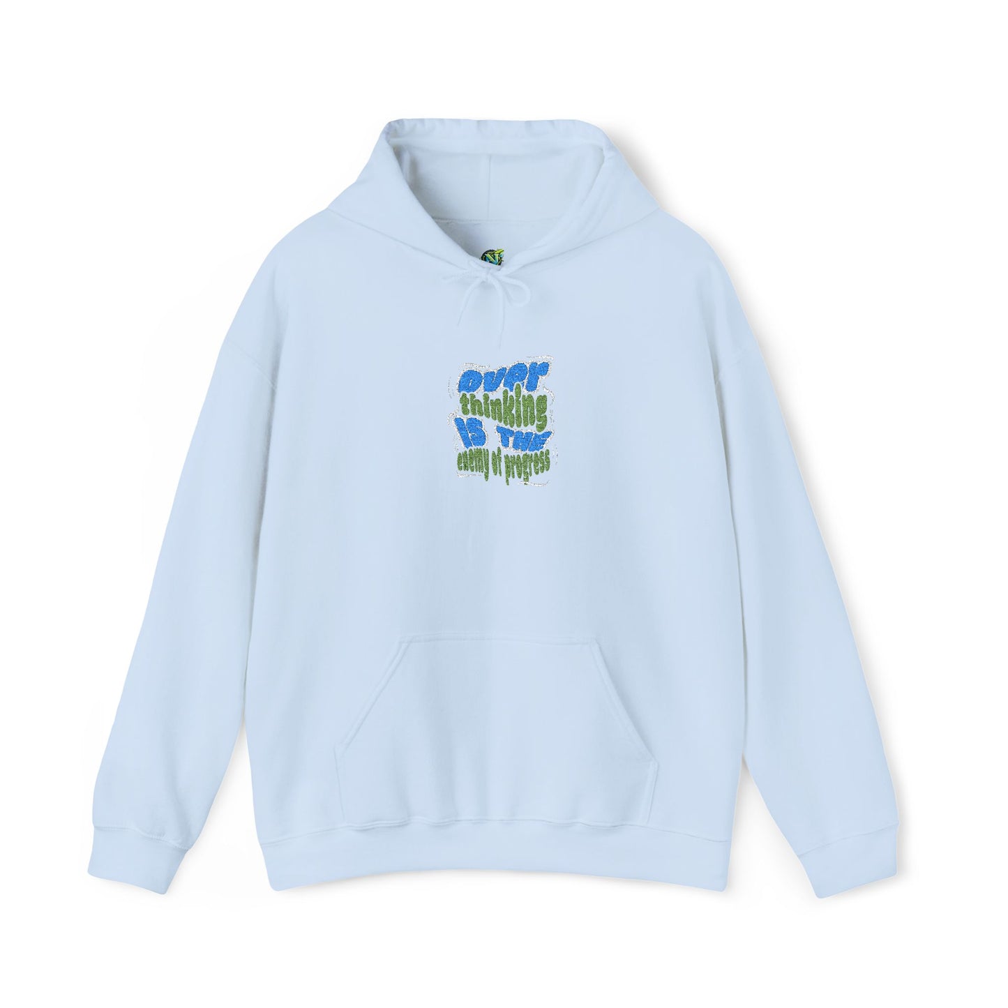 Hooded Sweatshirt - overthinking is the enemy of progress